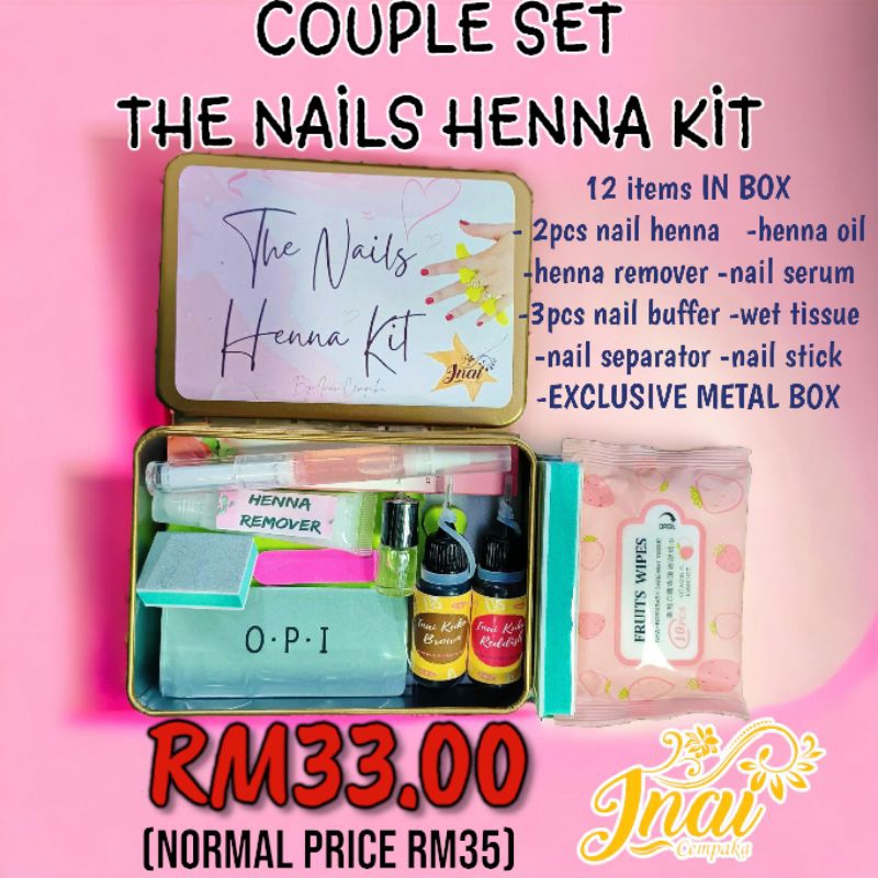 INAI KUKU COUPLE SET BOTOL VIRAL 10ML FREE BUFFER OPI | Shopee Malaysia