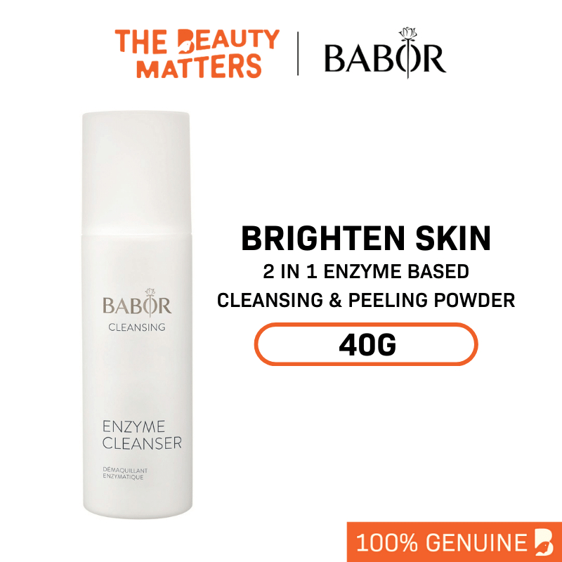 Babor Enzyme Cleanser 2 In 1 Enzyme-Based Cleanser And Peeling Powder ...