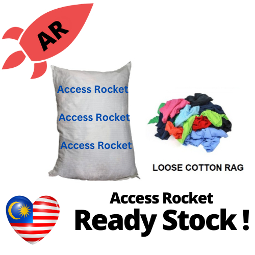 [Access Rocket] 20kg Loose Cotton Rags / Kain Buruk / Loose Cut Cloth ...
