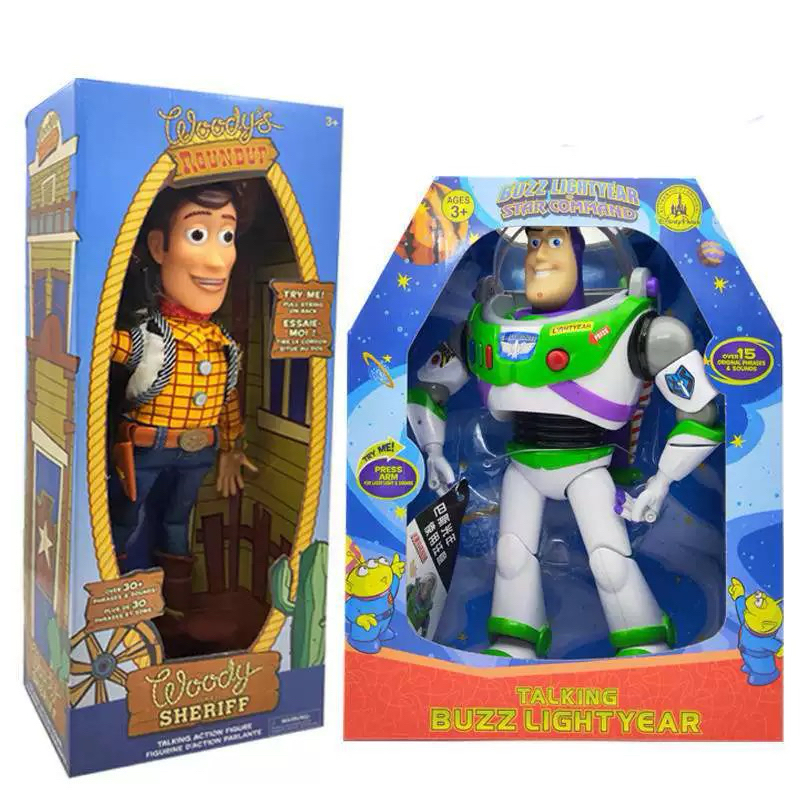 Toys Story Woody Buzz Lightyear action figure with sounds | Shopee Malaysia