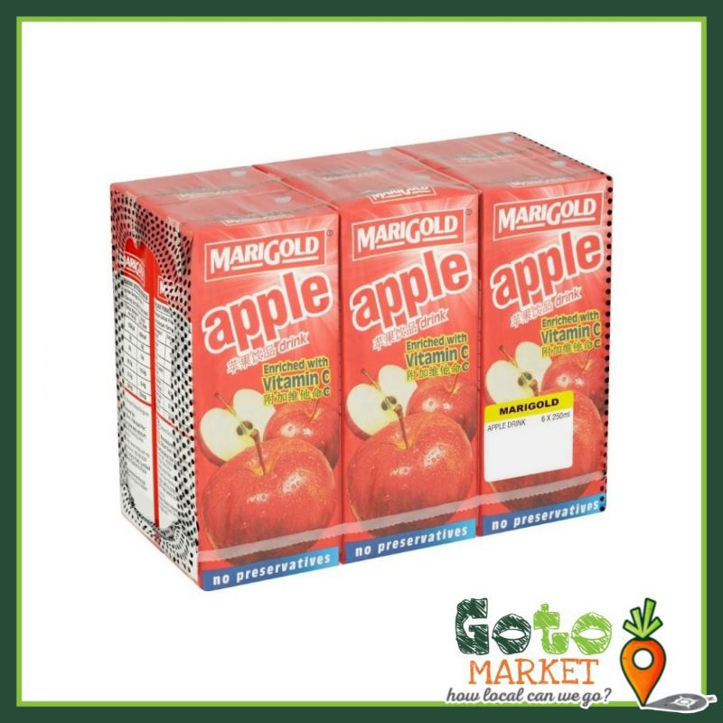 Marigold Apple Drink 6x250ml (BUNDLE OF 2) | Shopee Malaysia