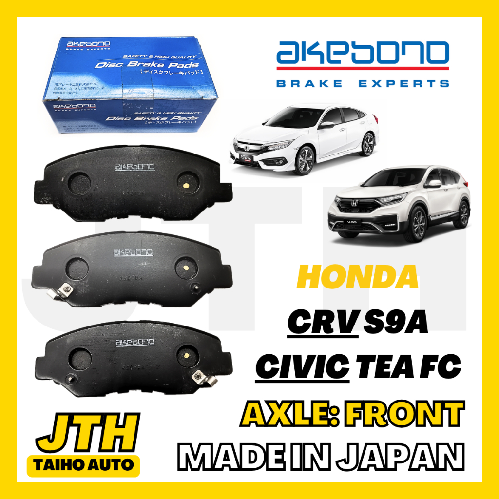 TAIHOAUTO AKEBONO Front Brake Pad Honda CRV S9A / Civic FC Disc Break