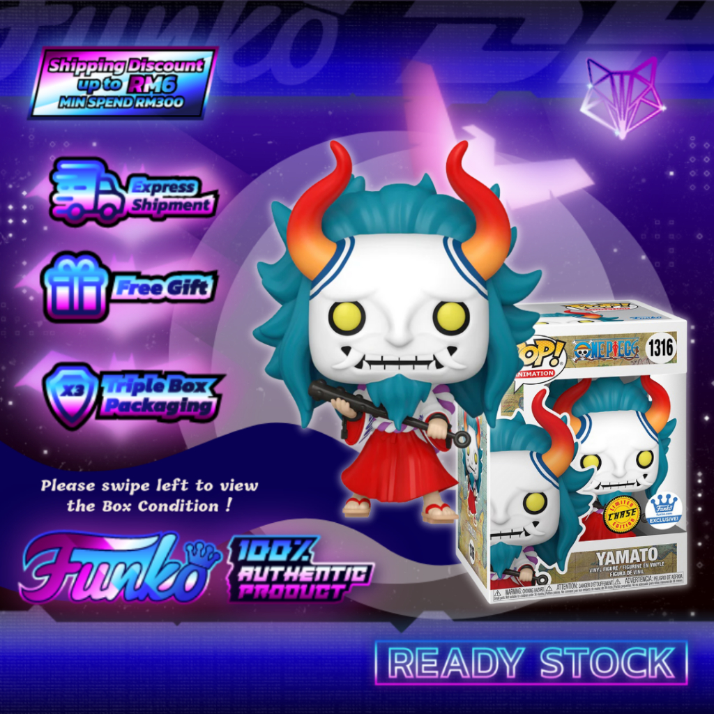 Funko Pop! One Piece – Yamato Chase Édition Limitée 1314 + Normal Offerts, Neufs 2024