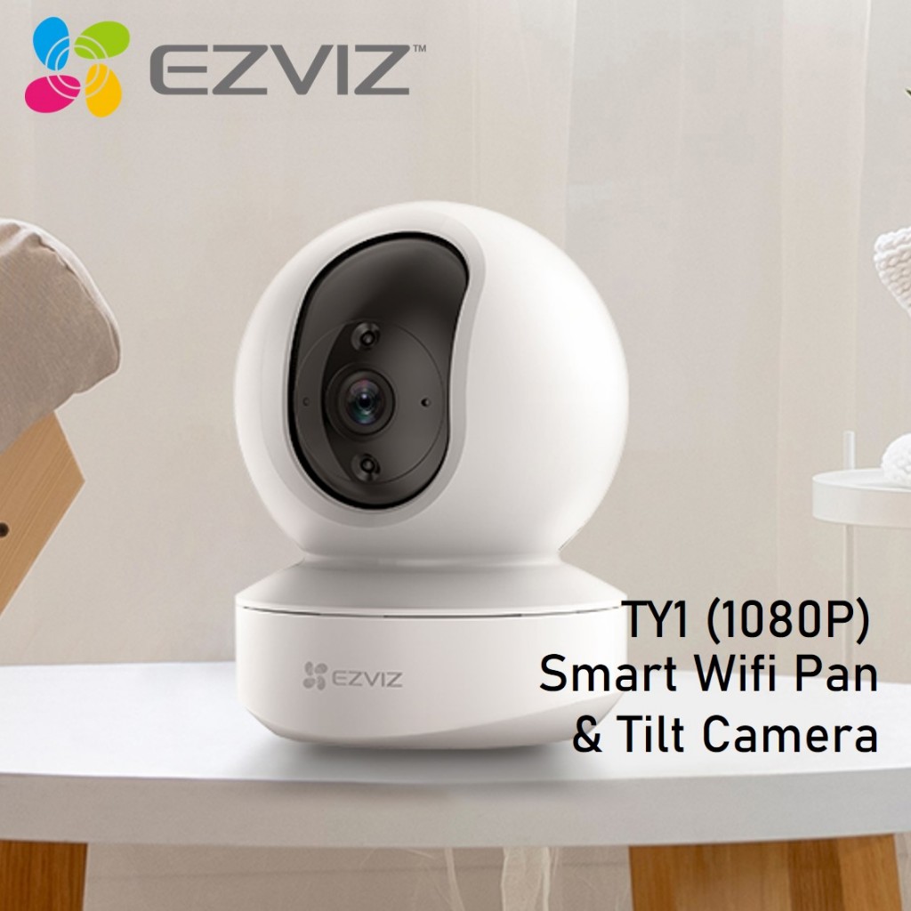 EZVIZ Indoor Smart Wi-Fi Pan & Tilt Camera TY1 1080P | Shopee Malaysia