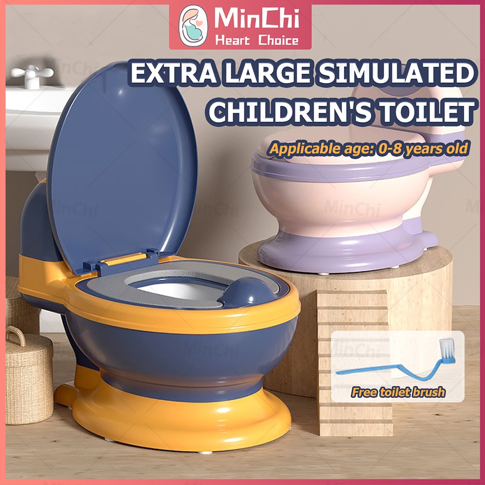 Portable Kids Potty Training Toilet With Cushion Seat And Anti-slip For ...