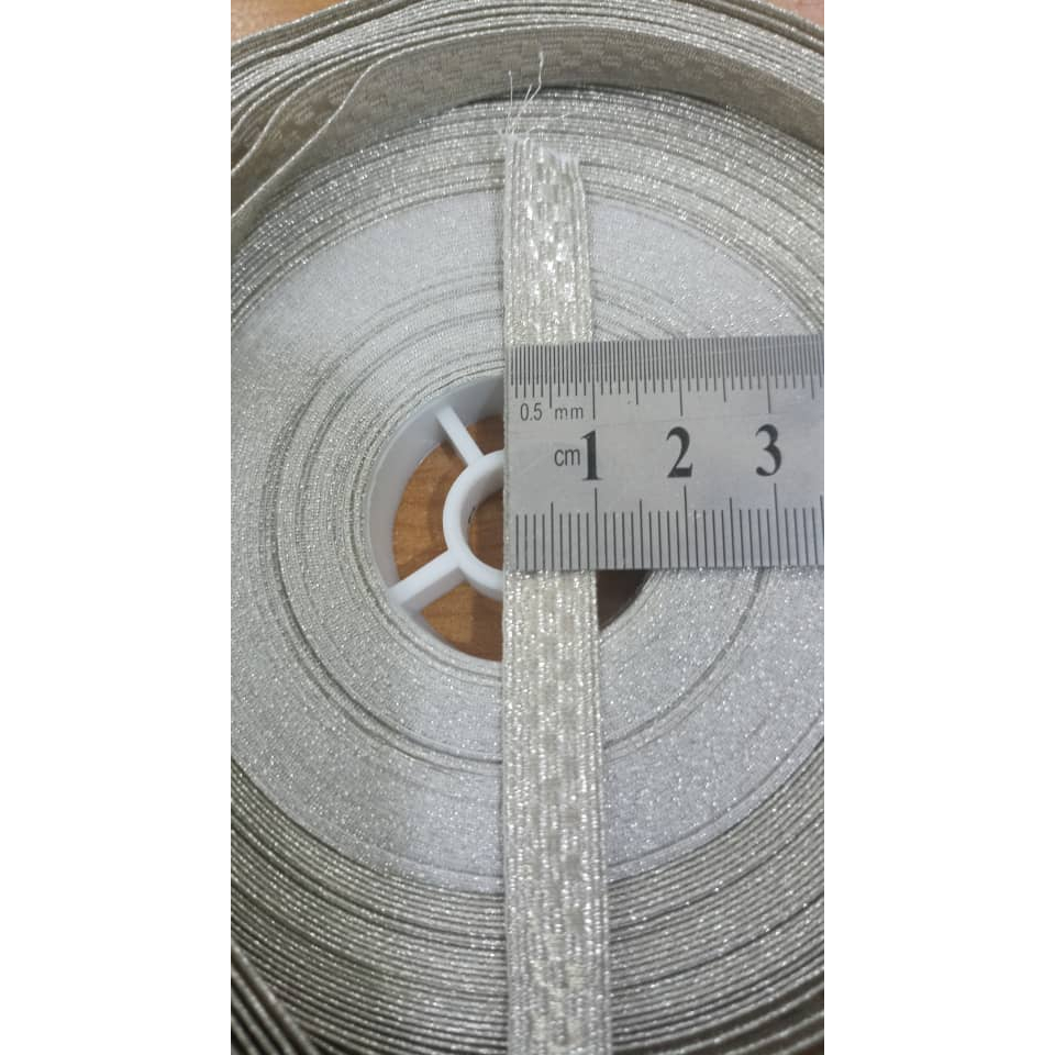 10mm Silver Braid Ribbon (Price per Meter) | Shopee Malaysia