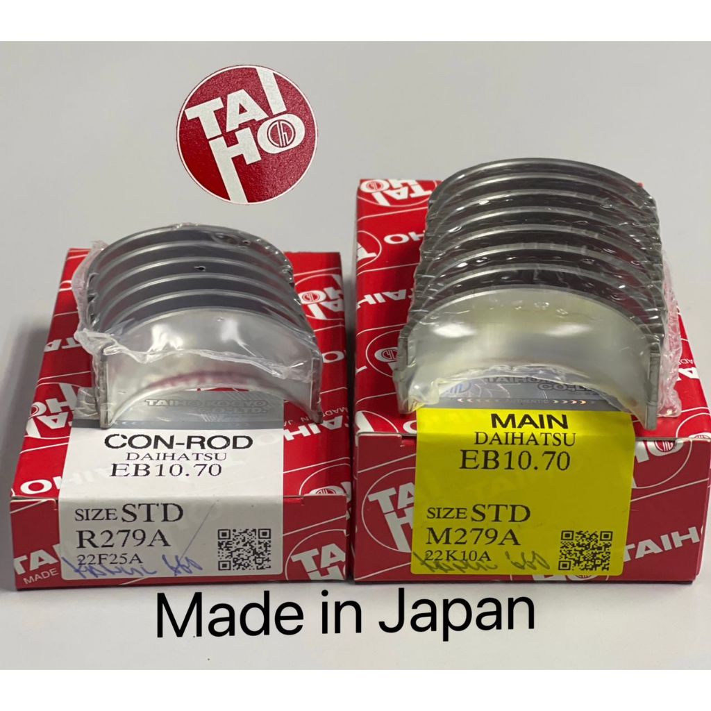 Taiho Engine Bearing Perodua Kancil 660 VIva 660 Main & Con Rod Bearing