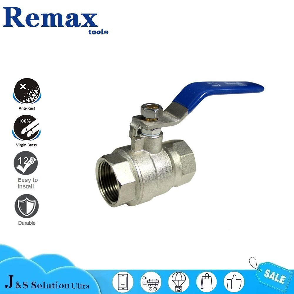 REMAX Brass Ball Valve W/Stainless steel Handle Nut | Shopee Malaysia