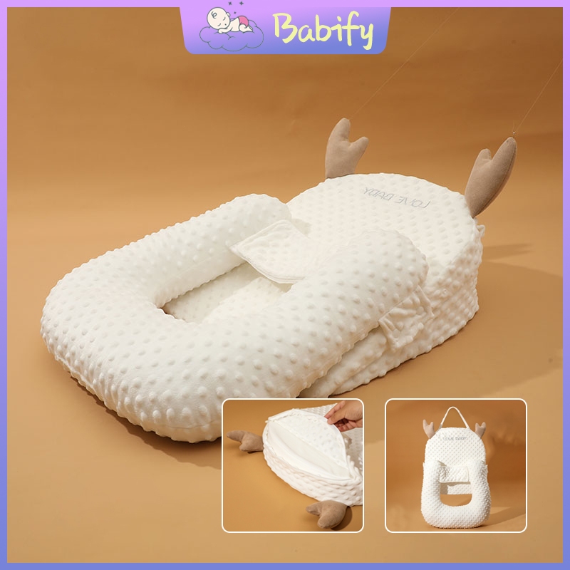 Portable Baby Antispill Milk Pillow, Newborn Baby Feeding Mattresses