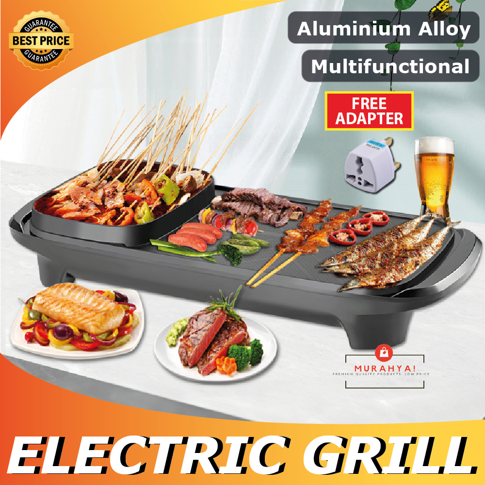 Korean BBQ Pot 2 in 1 BBQ Steamboat And Grill 77cm Hotpots Electronic ...