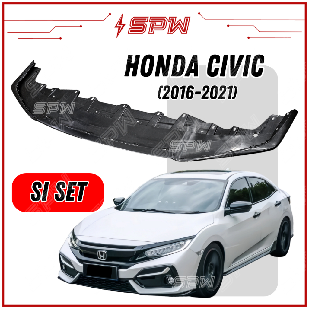 Honda Civic FC (SI) (2016 to 2021) Front Lip Front Bumper Lip Bodykit