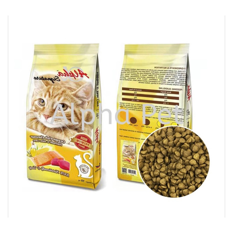 REPACK 4KG Original Alpha Hair Skin Cat Food Shopee Malaysia