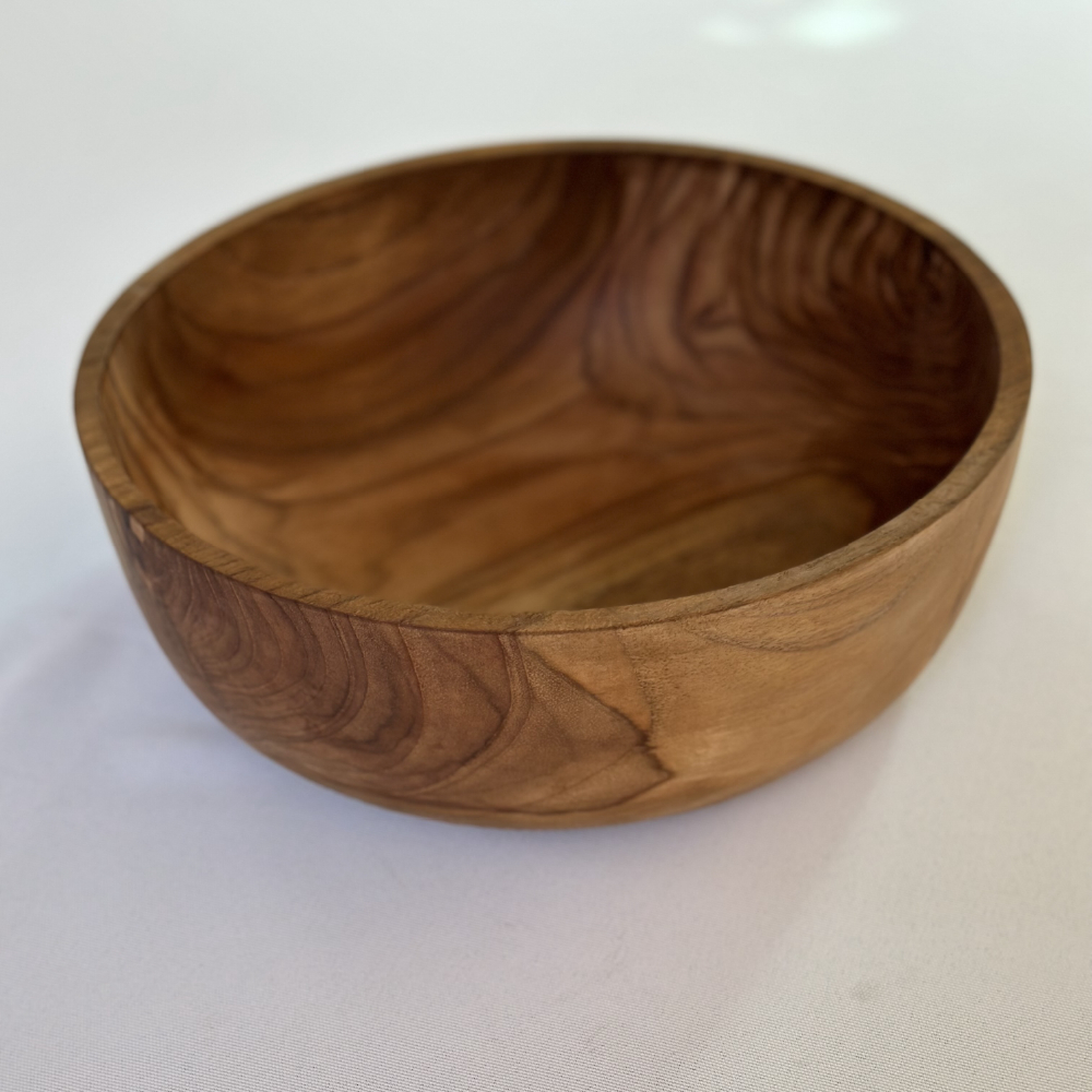 Medium White Teak Plate/Bowl main image 1