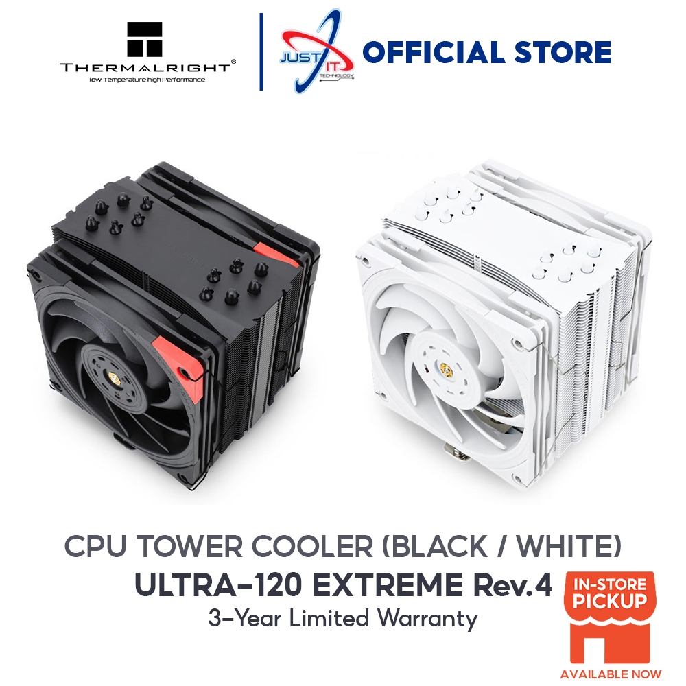 THERMALRIGHT ULTRA-120 EXTREME Rev.4 CPU TOWER COOLER ( BLACK / WHITE ...