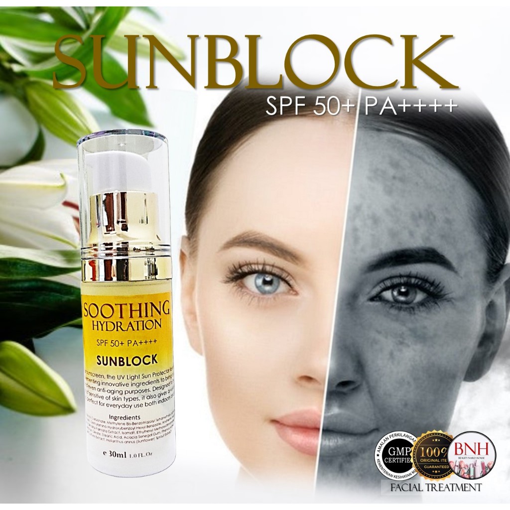 SUNBLOCK spf50++++PA (KOREA) 30ml - soothing &hydration series | Shopee ...