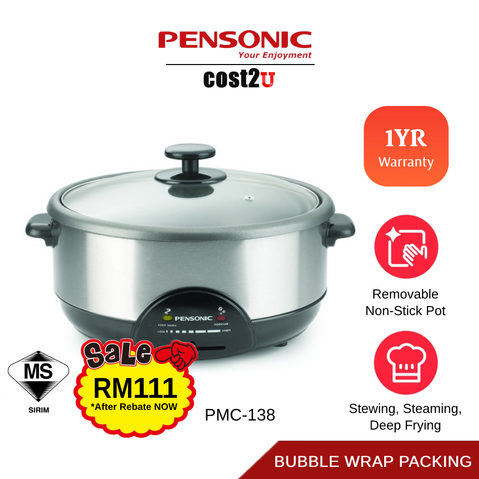 Pensonic multi cooker online with steamer