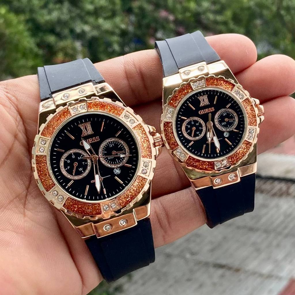 Couple watches guess clearance
