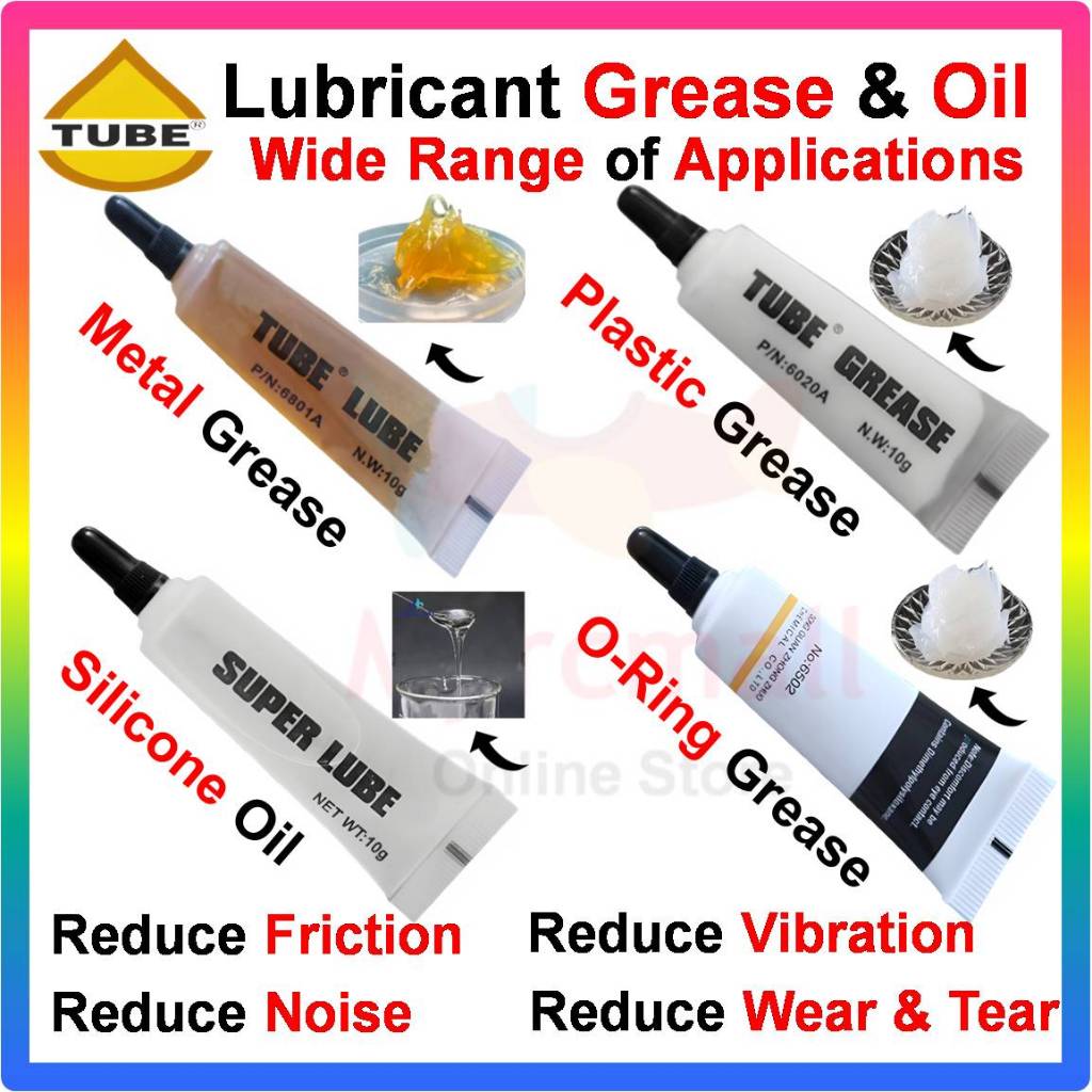 TUBE Grease Bearing Minyak Gris Silicone Oil O Ring Lubricant High