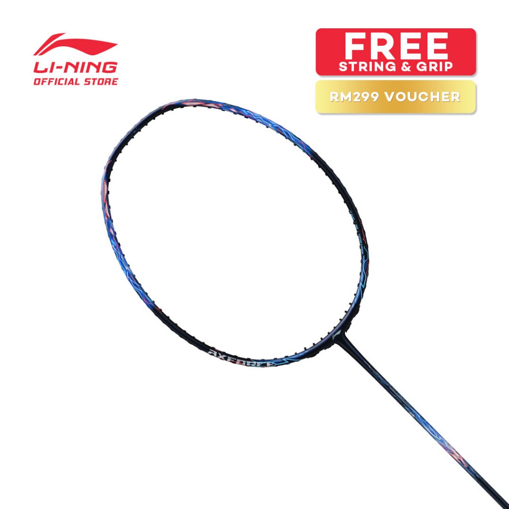 LI-NING AXFORCE 90 DRAGON MAX BADMINTON RACQUET - NAVY/BLUE - AYPS067-1 ...