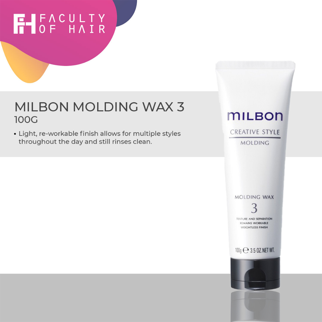Milbon Molding Wax 3 (100g) Shopee Malaysia