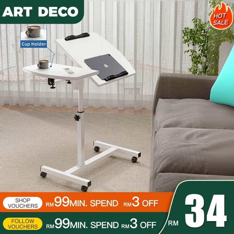 Side Table Laptop Table Sofa Side Table Foldable Table Adjustable ...