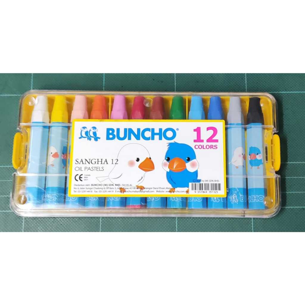 (12 Colors) Mungyo Gallery Artists' Oil Pastel Fluorescent/ Buncho Fluorescent Crayon / Sangha