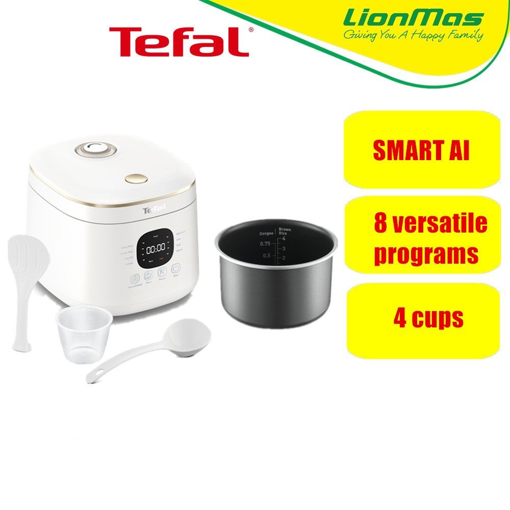 Tefal Mini Fuzzy Logic Rice Cooker RK5151 (4 cups) Shopee Malaysia