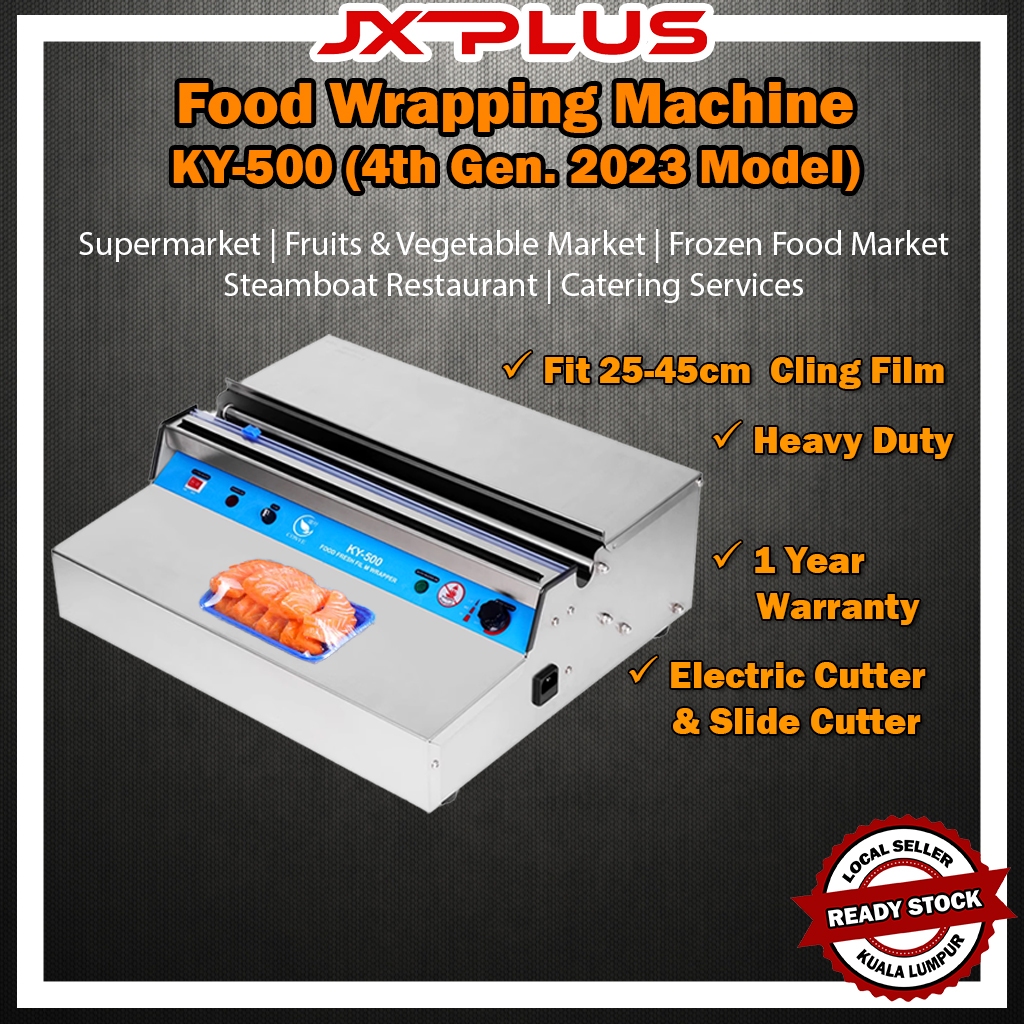 Conye Cling Film Electric Food Wrapping Machine Food Packaging Machine Mesin Plastik Wrap Mesin