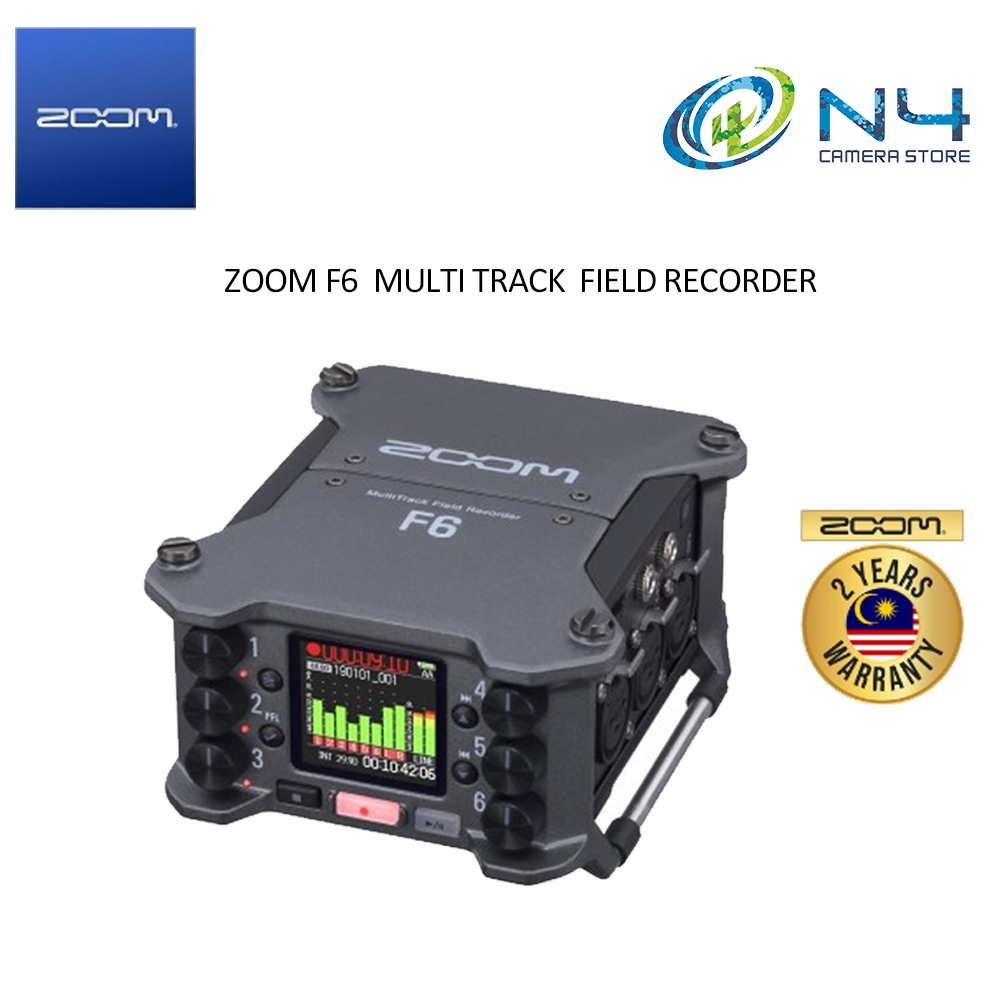Zoom F6 6Input 14Track Multitrack Field Recorder Shopee Malaysia