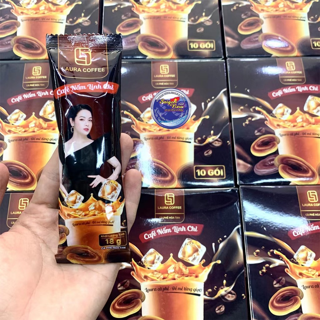 LAURA Coffee Ca Phe Hoa Tan Cafe Nam Linh Chi 180g Shopee Malaysia