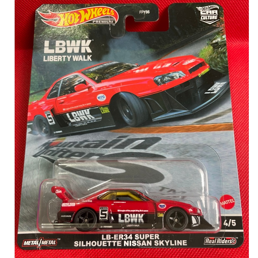 HOT WHEELS | JDM | PREMIUM | NISSAN | SKYLINE R34 | SKYLINE ER34 LBWK ...