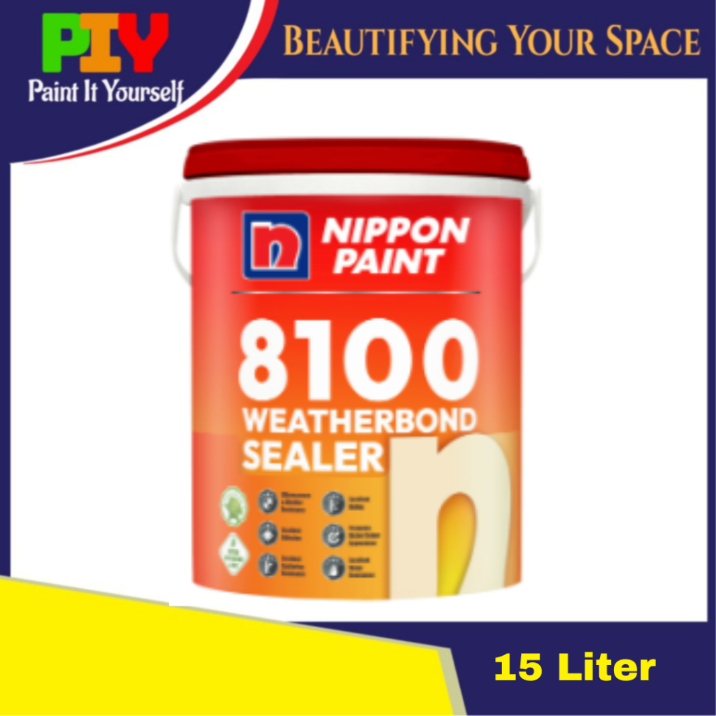 Nippon Paint 8100 Weatherbond Exterior Sealer / Cat Undercoat Dinding ...