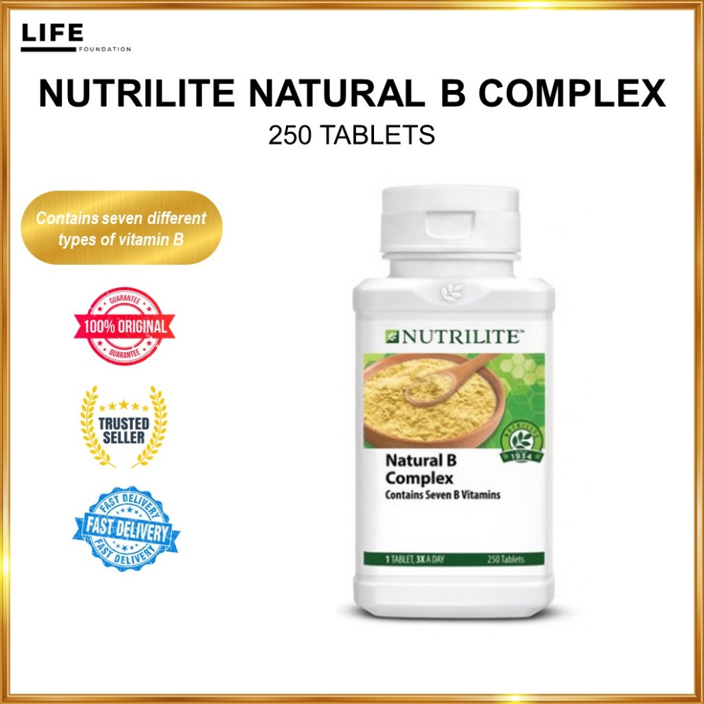 Nutrilite Natural B Complex - 250 Tab | B群 | Amway | Shopee Malaysia