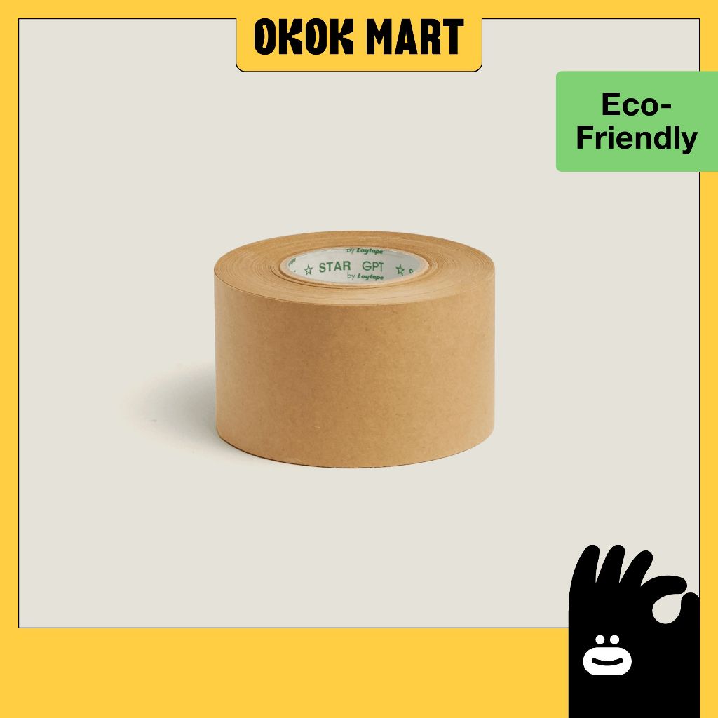 Kraft Paper Water Activated Tape Compostable & Biodegradable Tape