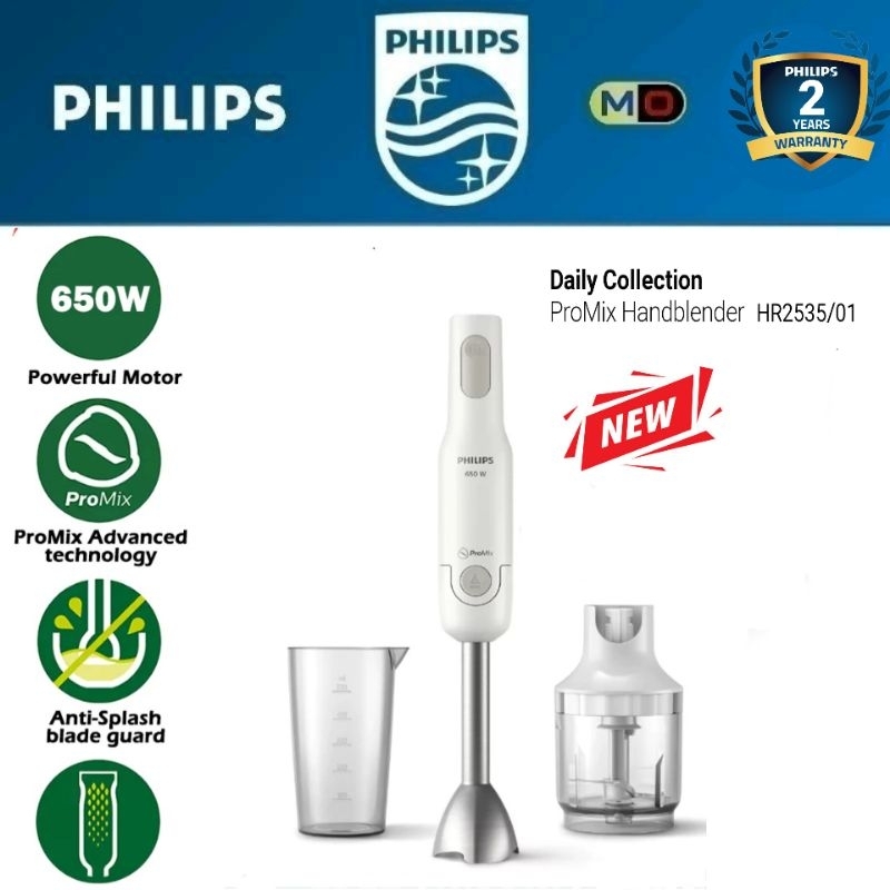 [NEW] PHILIPS Daily Collection ProMix Hand Blender (HR2535/01 HR2520