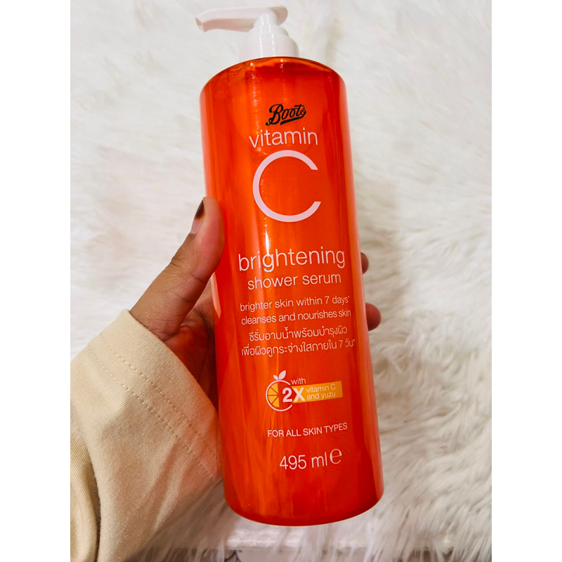 BOOTS VITAMIN C BRIGHTENING SHOWER SERUM 495ML Shopee Malaysia