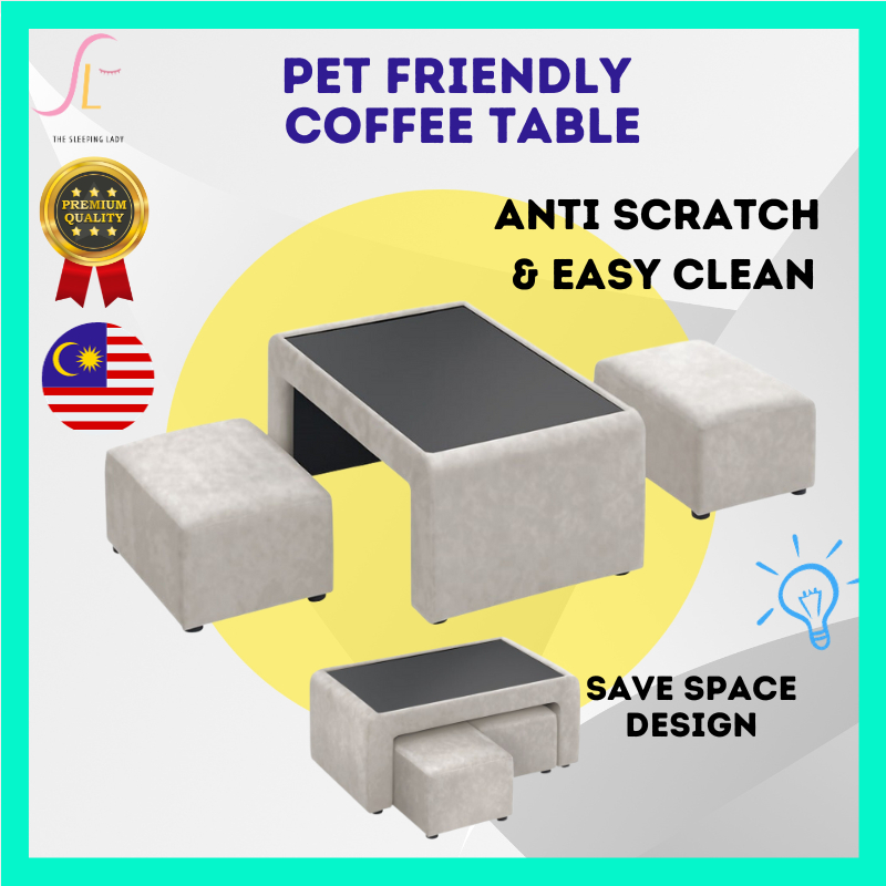 Easy Clean Coffee Table Meja Living Room Table Meja Kopi Modern Meja ...