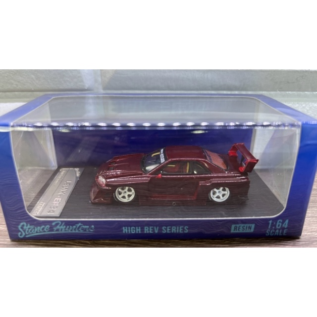 Stance Hunters 1/64 Nissan Skyline GTR R34 Silhouette LBWK Red | Shopee ...