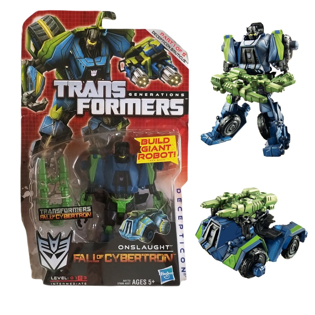 TRANSFORMERS GENERATIONS ONSLAUGHT FALL OF CYBERTRON HASBRO DECEPTICON ...