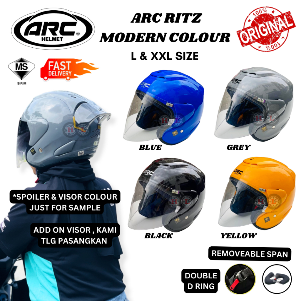 ARC RITZ MODERN COLOUR HELMET ARC ORIGINAL ( HELMET ARC RITZ MODERN ...