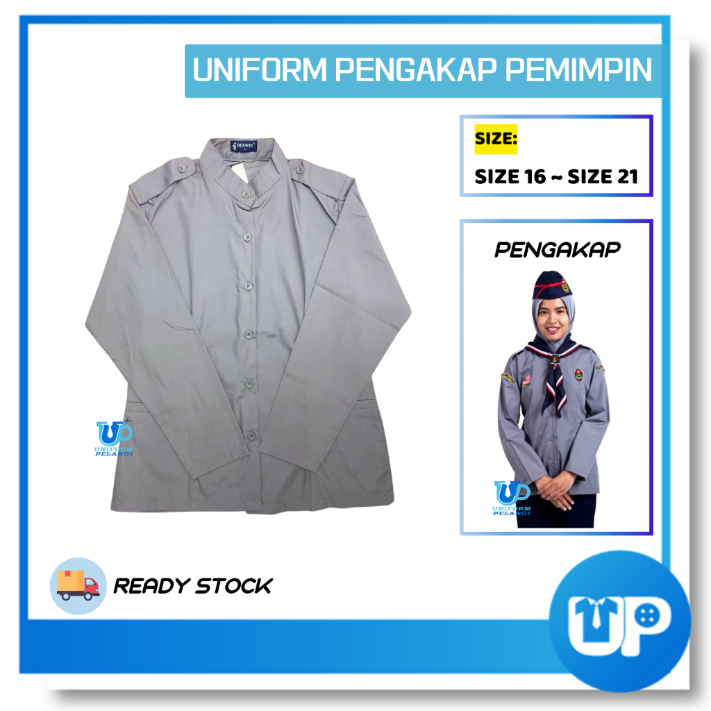 Baju Pengakap Lengan Panjang Uniform Persatuan Pengakap Scout Girl