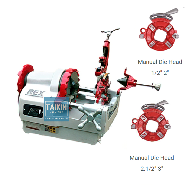 REX Pipe Threading Machine NP80A Pipe Threader BSPT Shopee Malaysia