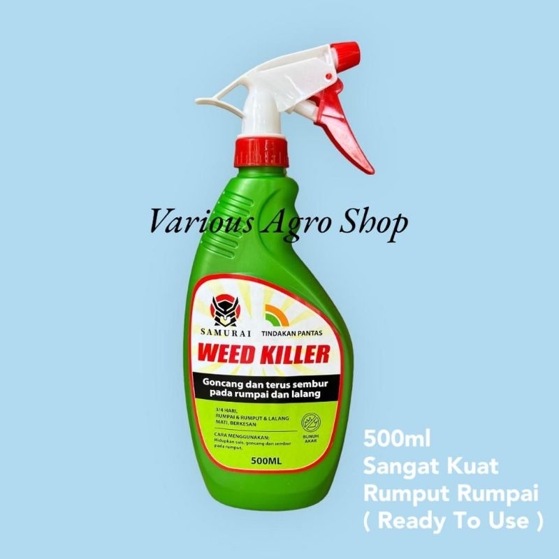 500ml SAMURAI Spray Sangat Kuat Racun Rumput Rumpai Herbicide | Shopee ...