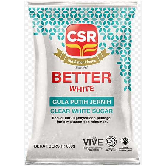 CSR Better White Clear Sugar / Gula Putih Jernih 800gm | Shopee Malaysia