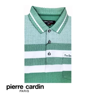 Pierre Cardin Men Short Sleeve Yarn Dyed Jacquard Polo Tee With Pocket Regular Fit - LT.GREEN ( W3514F-11398)