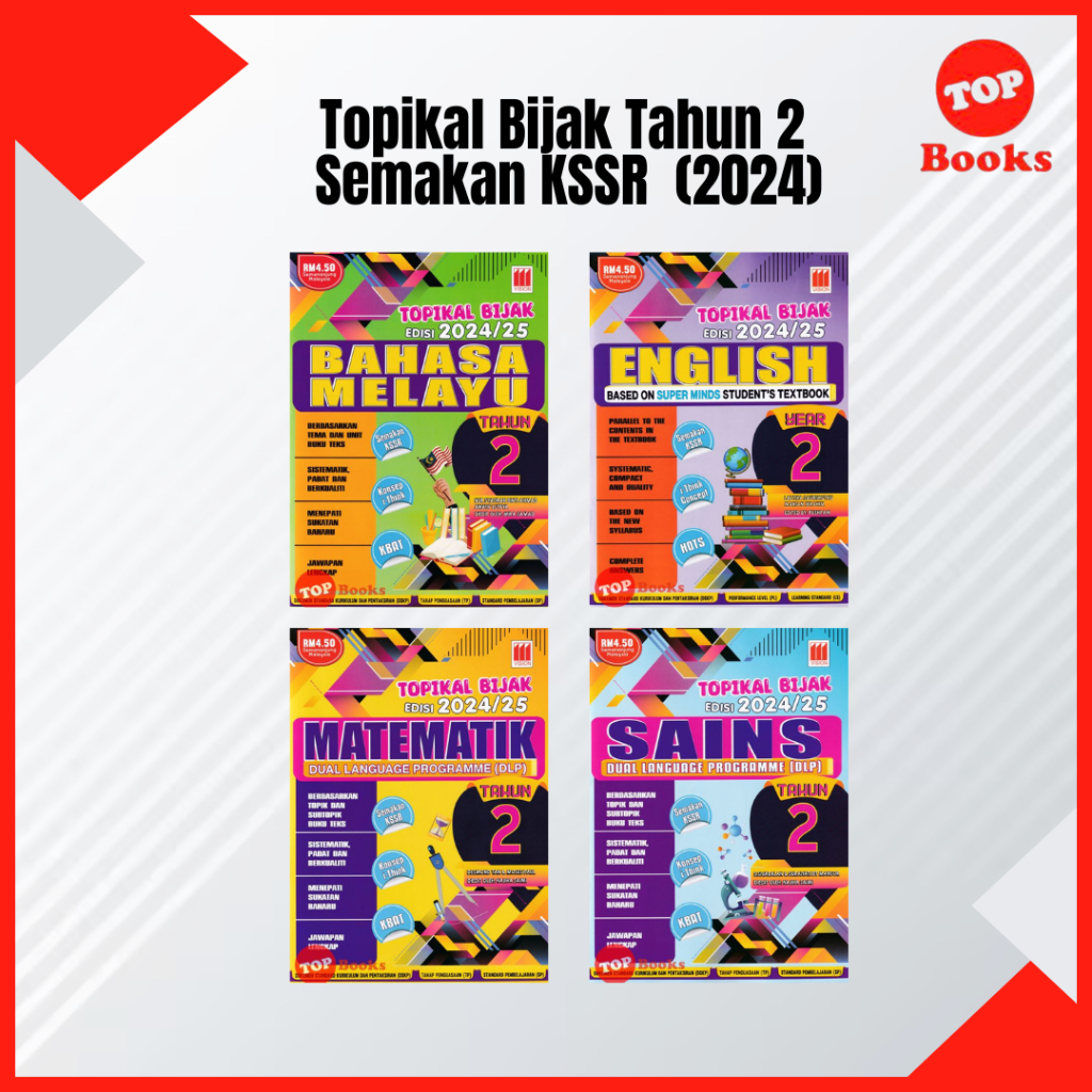 Topbooks Vision Buku Latihan Topikal Bijak Tahun Semakan Kssr Shopee Malaysia