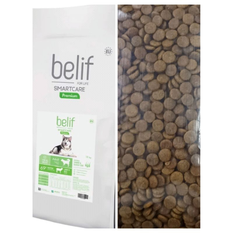 ( REPACK ) Belif Lamb & Rice 1KG - Dog Food / Dry Food | Shopee Malaysia