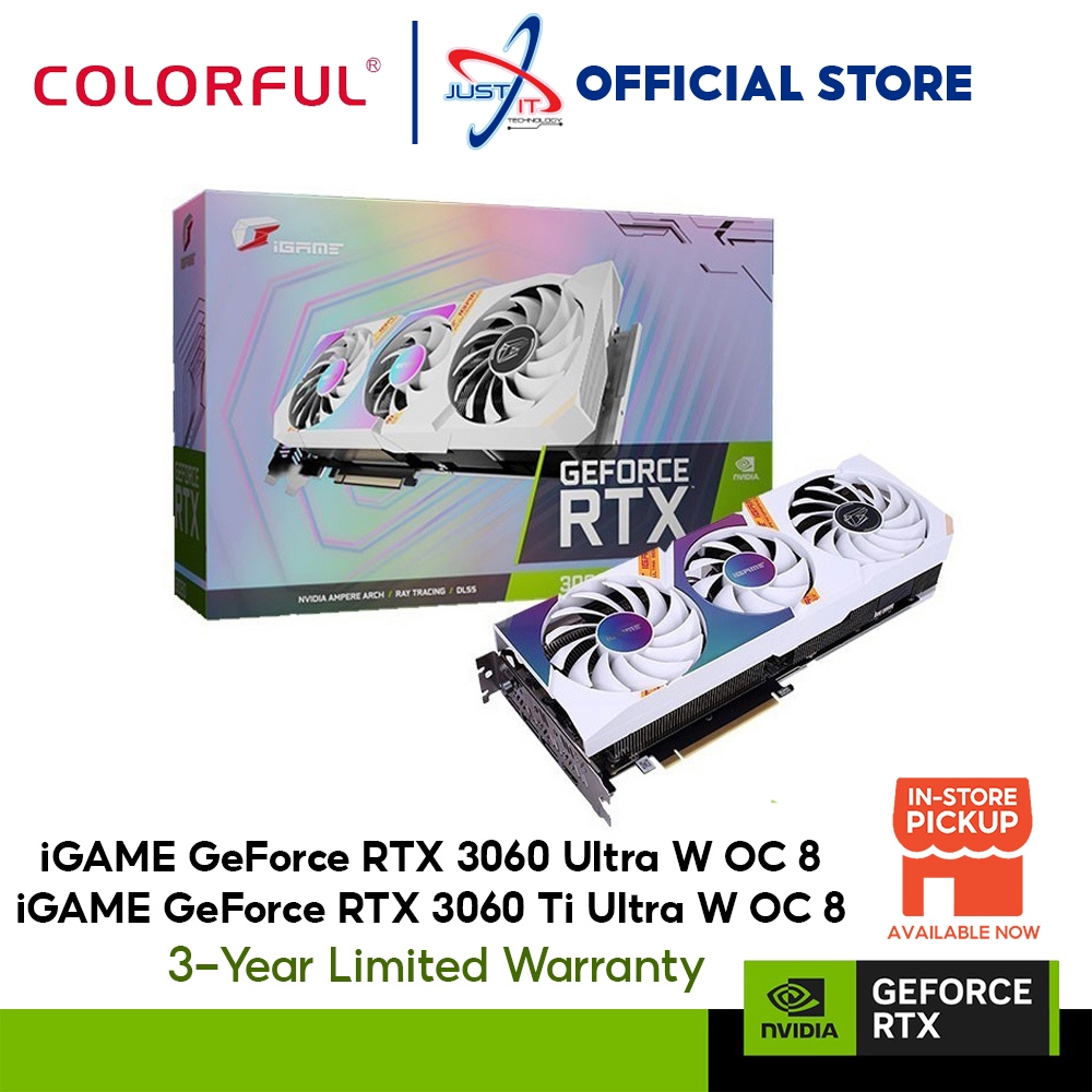 Colorful iGAME GeForce RTX3060 / RTX3060 TI Ultra W OC G6X V2-V 