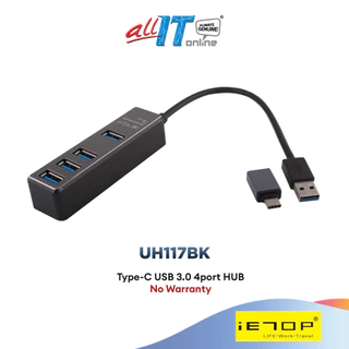 iEtop Super Speed Type-C USB 3.0 4port HUB (UH117BK)