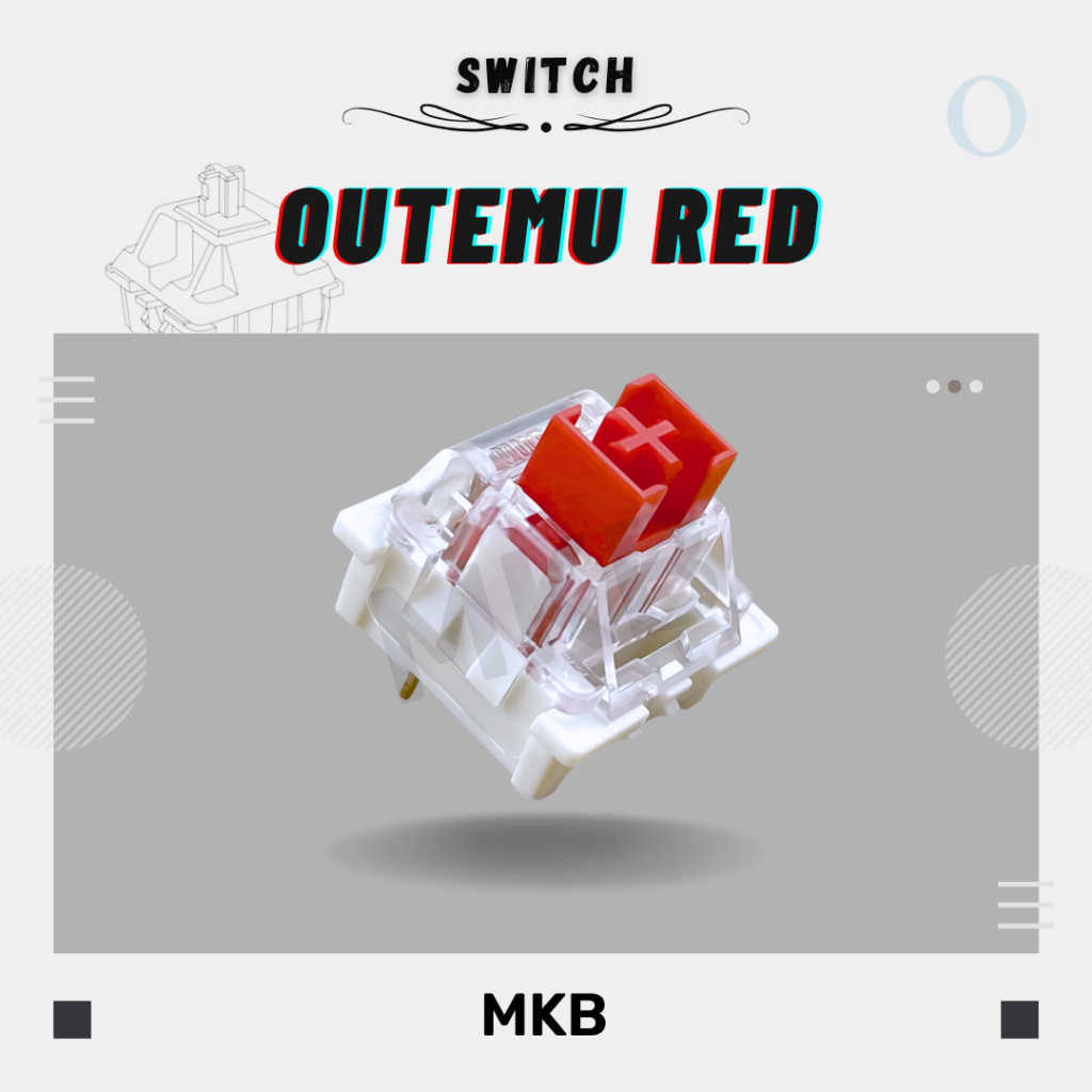 [READY STOCK] Outemu Red Linear Switches Switch for Mechanical or ...